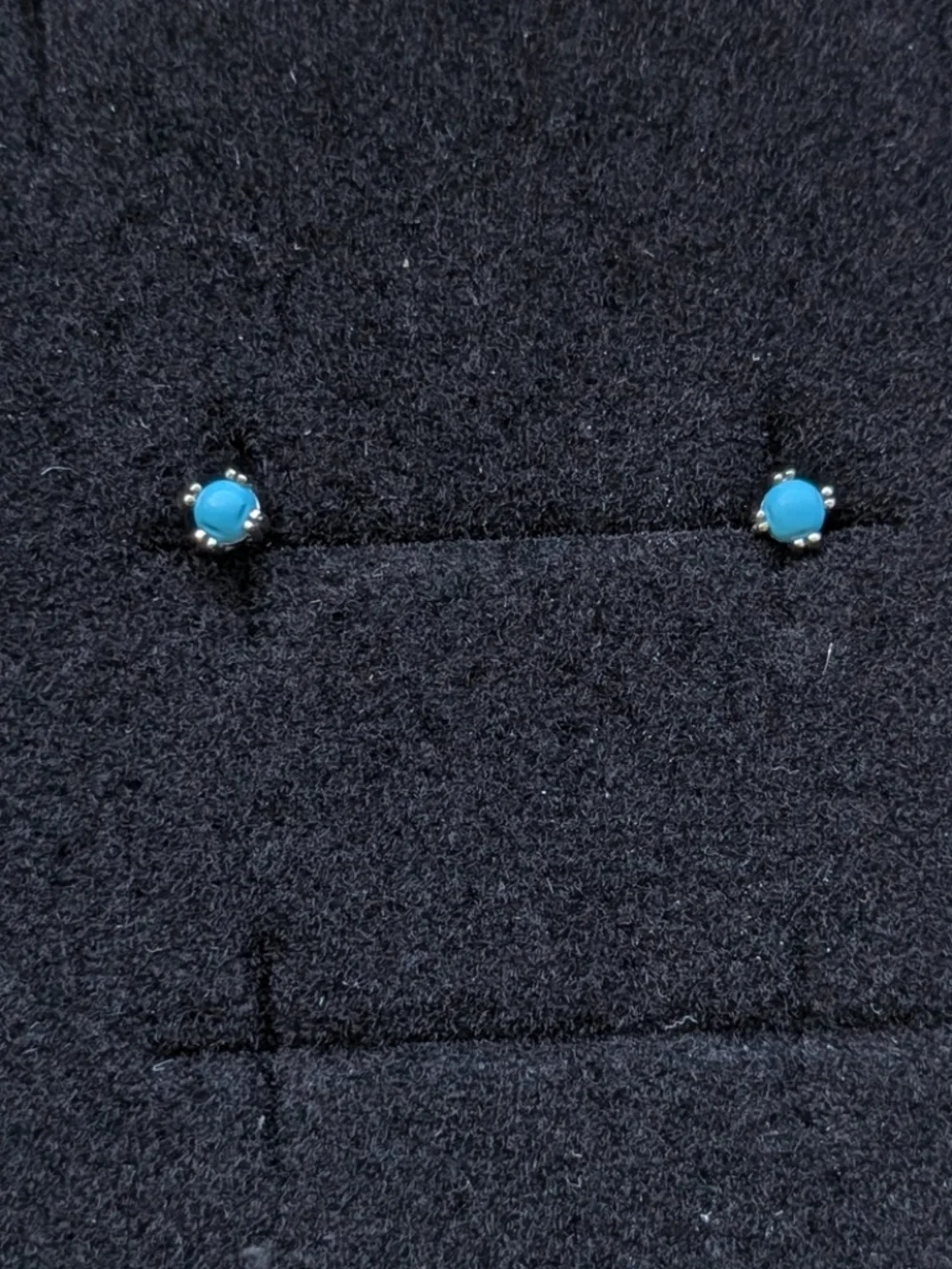 Automic Gold 14k Gold Turquoise Earrings - Picture 1 of 3